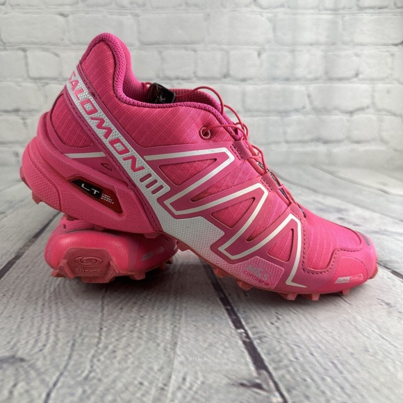 Salomon Speedcross 3 Trail Running Light‎ Weight Muscle Shoes Woman’s Size 8 - Picture 1 of 10